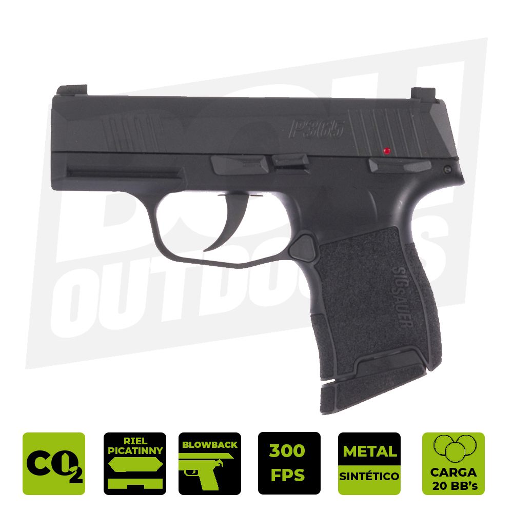 PISTOLA CO2 SIG SAUER P365 .177 PY-4898-9881