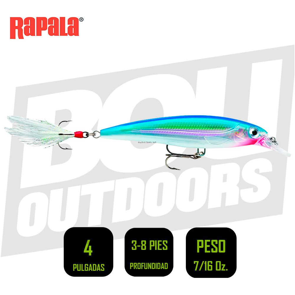 RAPALA XR10SB X-RAP JERKBAIT 4 PULG 7/16OZ SILVER BLUE