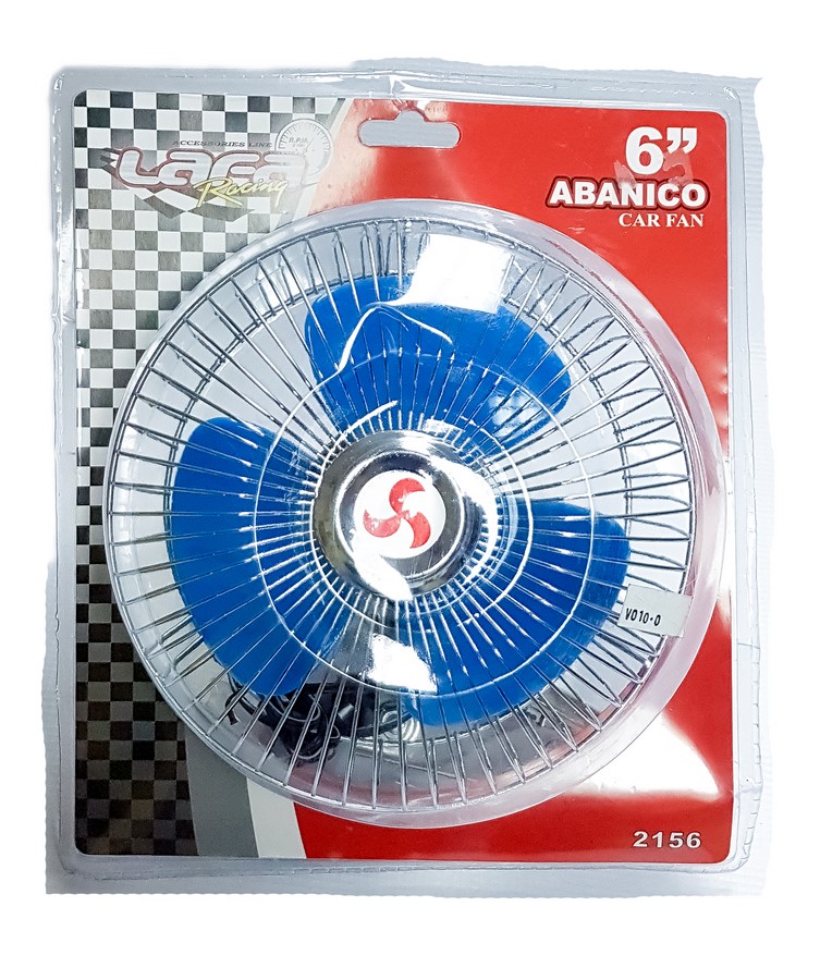 VENTILADOR PARA AUTO 6 PULG 12V (2156)