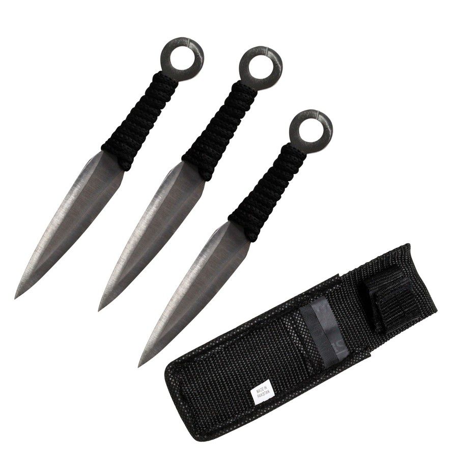 CUCHILLO LANZAR SILVER 6.5 PULG TK 086-36SL (3PCS)