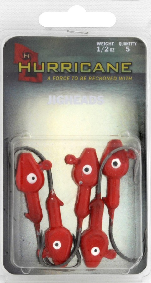 RATLE HEAD JIG 1/2OZ RED (5 PK) FSWG12-9RD-N