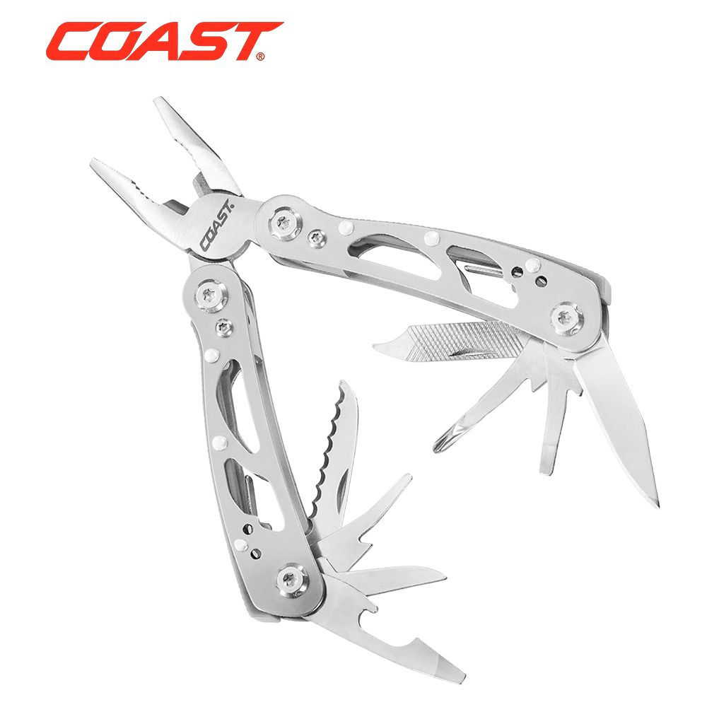 NAVAJA MULTIUSOS COAST 4.4 PULG 11 FUNCIONES ACERO INOX - CT211