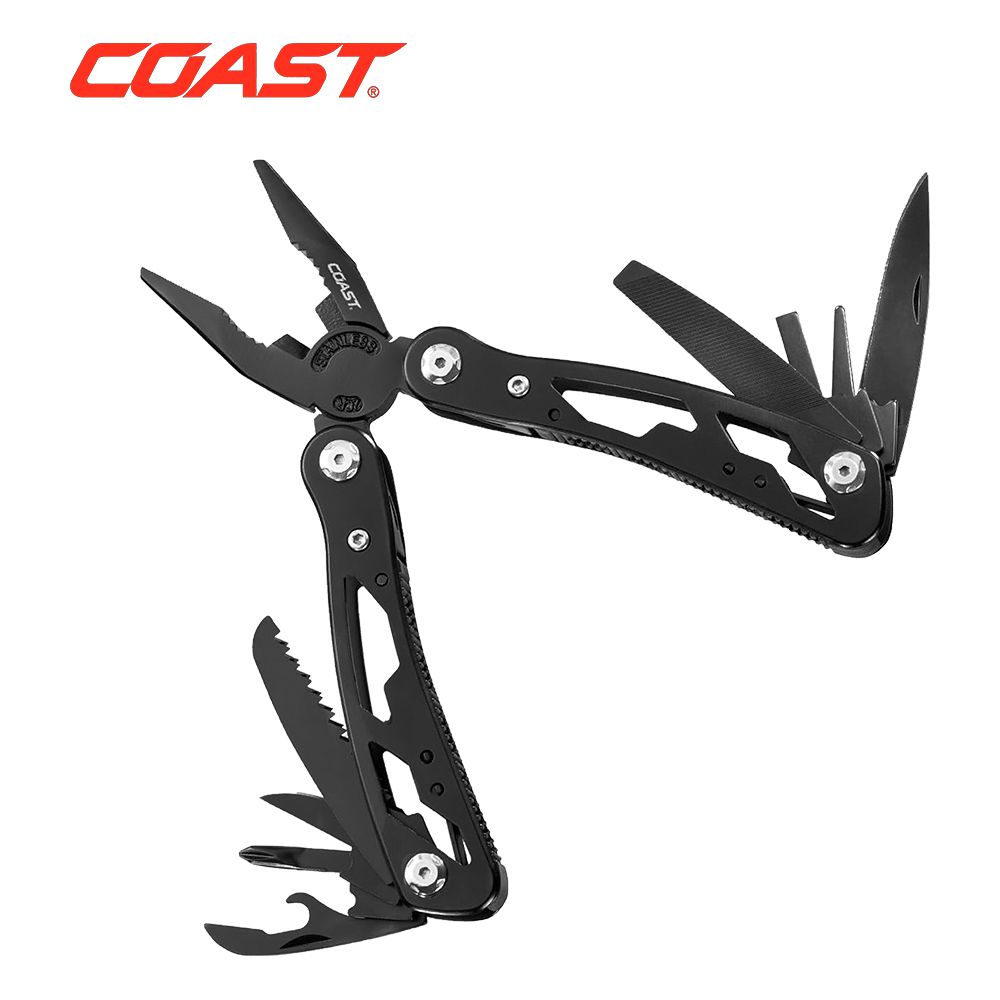 NAVAJA MULTIUSOS COAST 4.7 PULG 11 FUNCIONES ACERO INOX - CT225