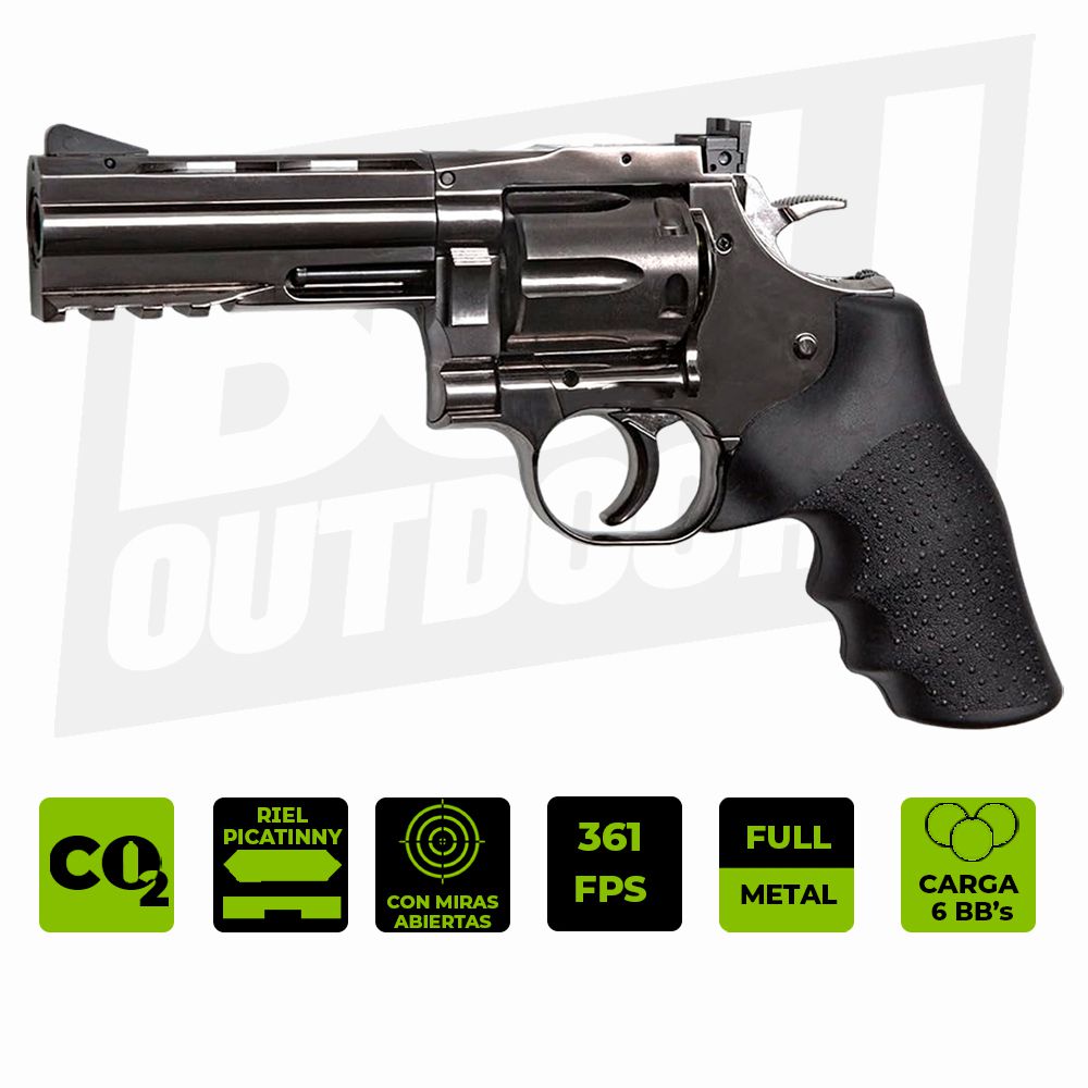 REVOLVER CO2 DAN WESSON 715 2.5PULG .177 17177