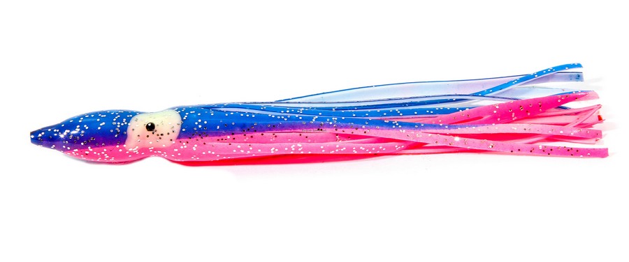 SQUID SKIRT 14123 4 1/4 PULG PK/BLUE/WHT (5PK)