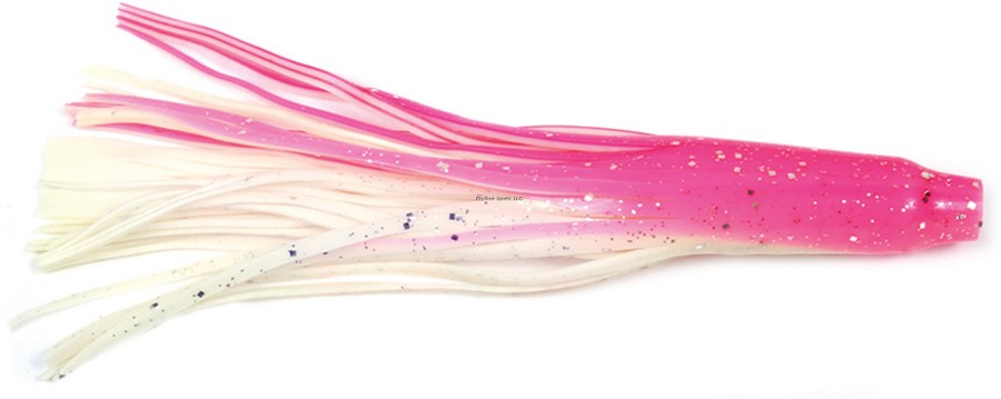TUNA TAIL SKIRT BILLFISHER TT62-PW 6 PULG PINK/WHT/SIL FLAKE (2PK)