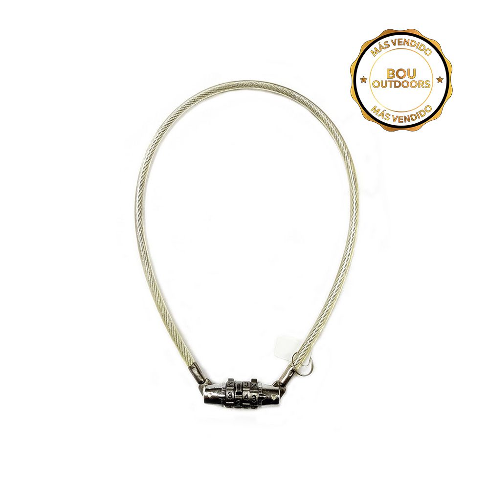 CANDADO PARA BICICLETA COMBINACION 55MS (DESC)