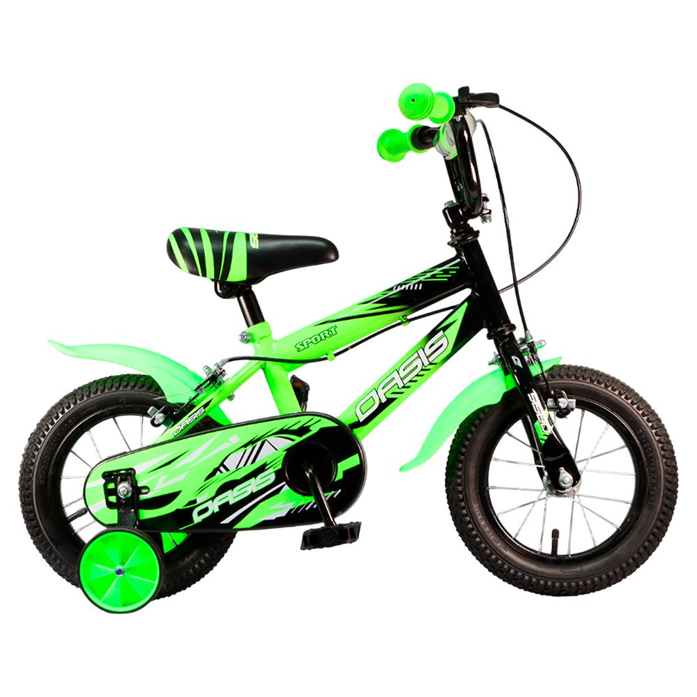 BICICLETA NIÑO OASIS RIN 12 VERDE OA-EV12120