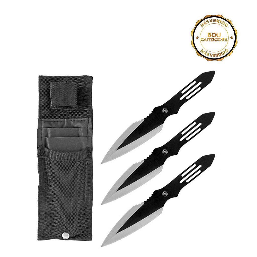 CUCHILLO LANZAR 8 PULG TK 080-803BK (3PCS) (DESC)