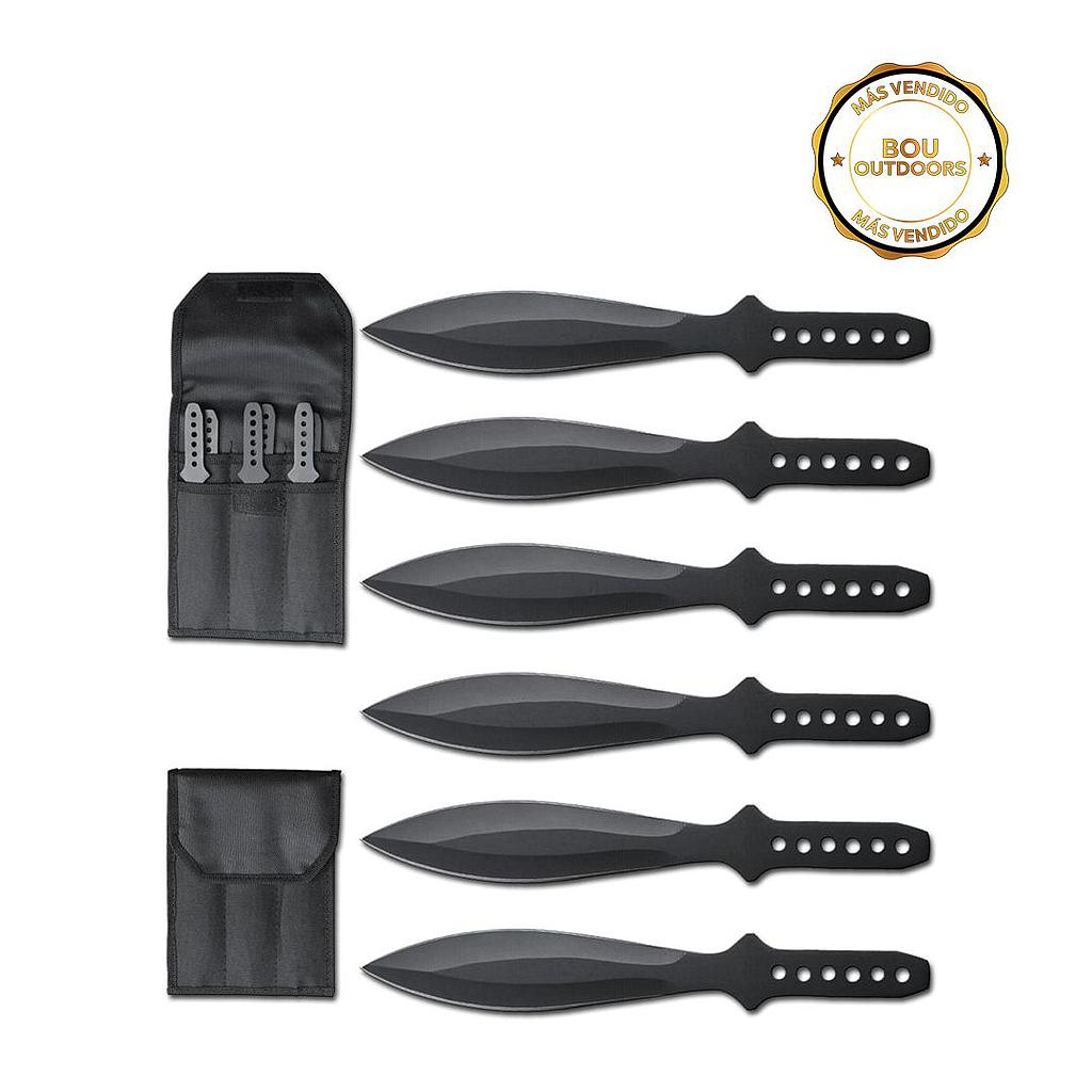 CUCHILLO LANZAR 6.5 PULG  TB 011-66BK (6PCS)