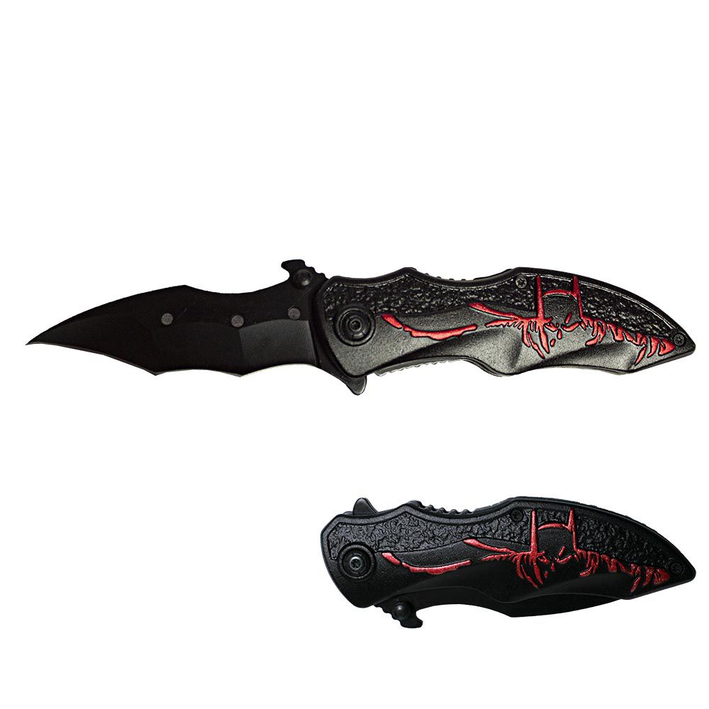 NAVAJA DOBLAR MURCIELAGO 8PULG RED MB 1234-RD (DESC)