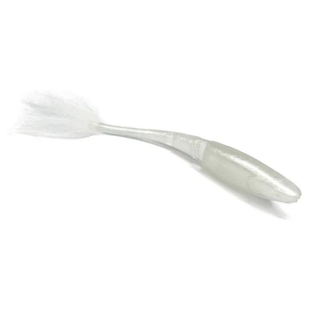 RABID BAITS RAB-SHAD SNOW WHITE RS6-027
