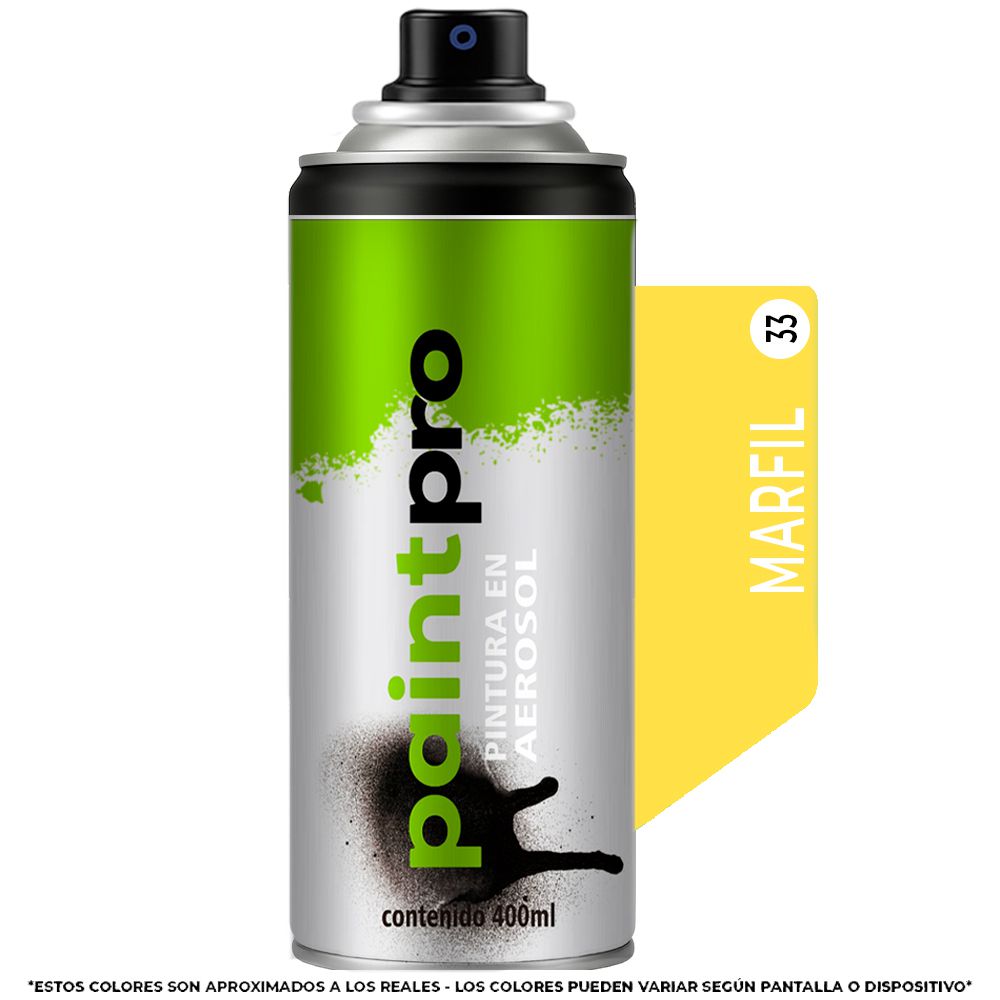SPRAY PAINT PRO MARFIL 33