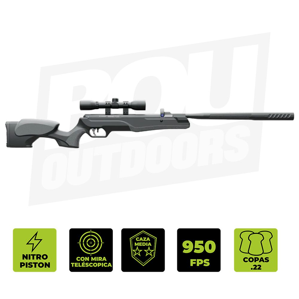 RIFLE CROSMAN VANTAGE PLUS NP QF CON MIRA CVANP2X-01 .22