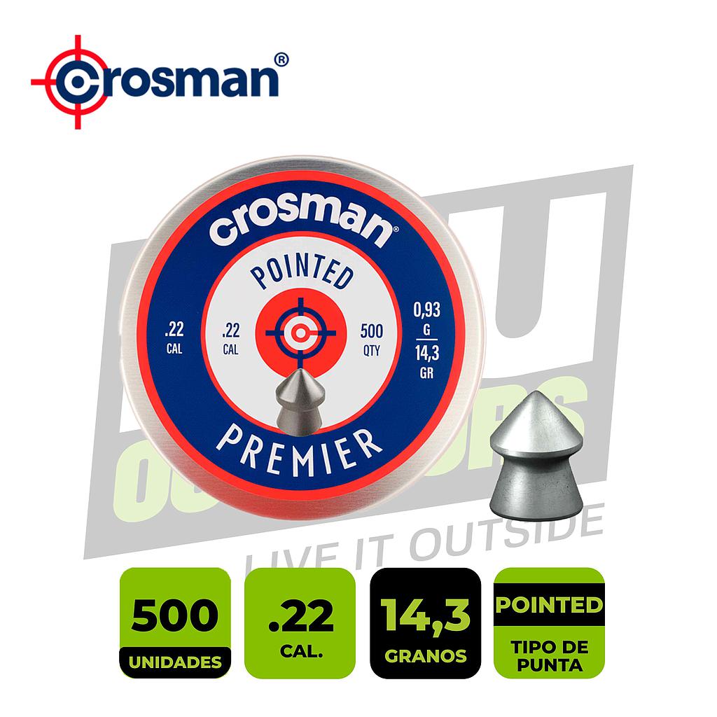 BALINES CROSMAN POINTED 6-11246G .22 (500)