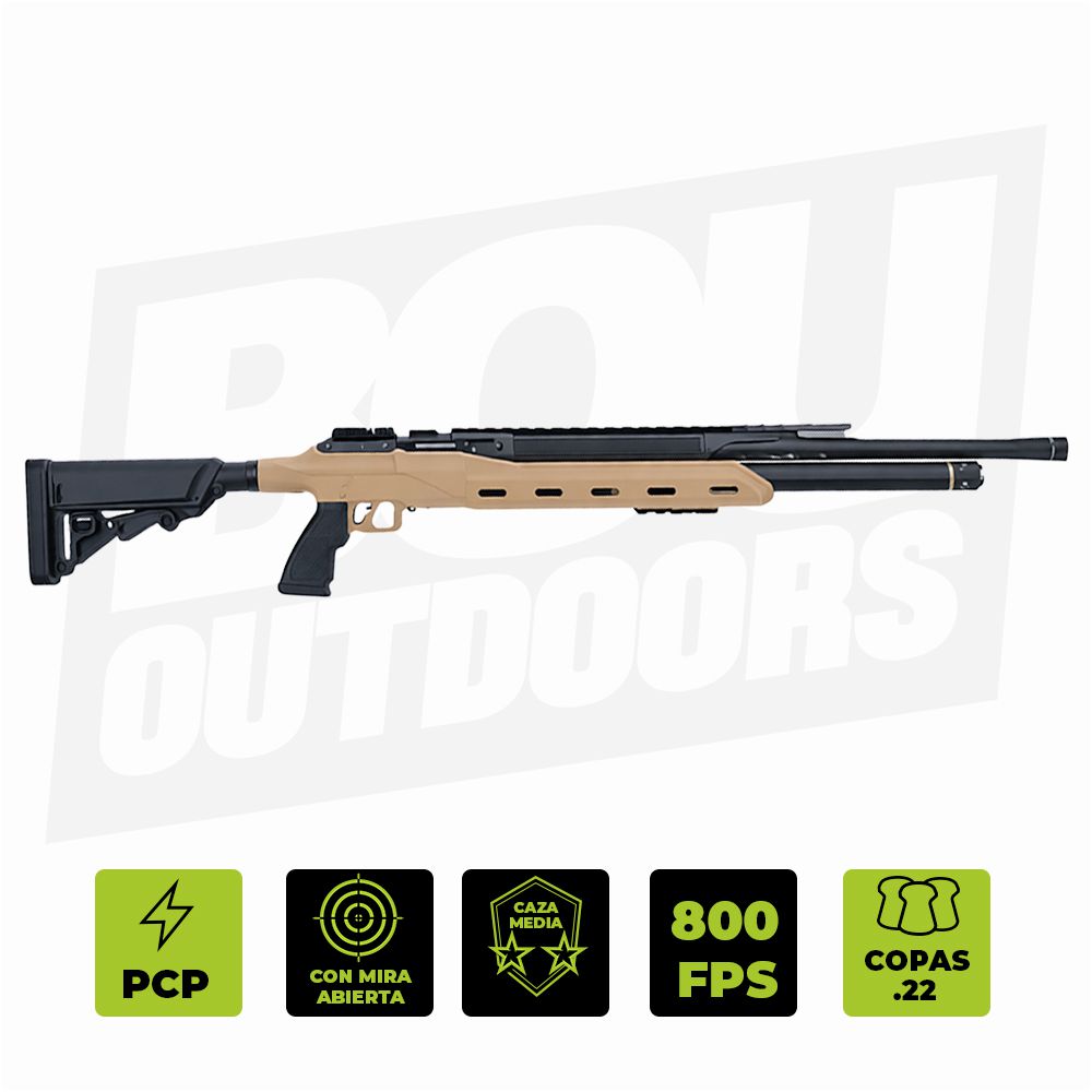 RIFLE CHINESSE M50 PCP .22 SIN MIRA