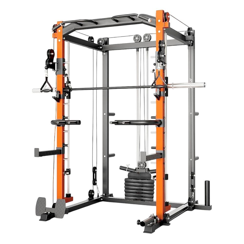 RACK MULTIFUNCIONAL P/ENTRENAMIENTO C/SMITH YG15076 + ENVÍO