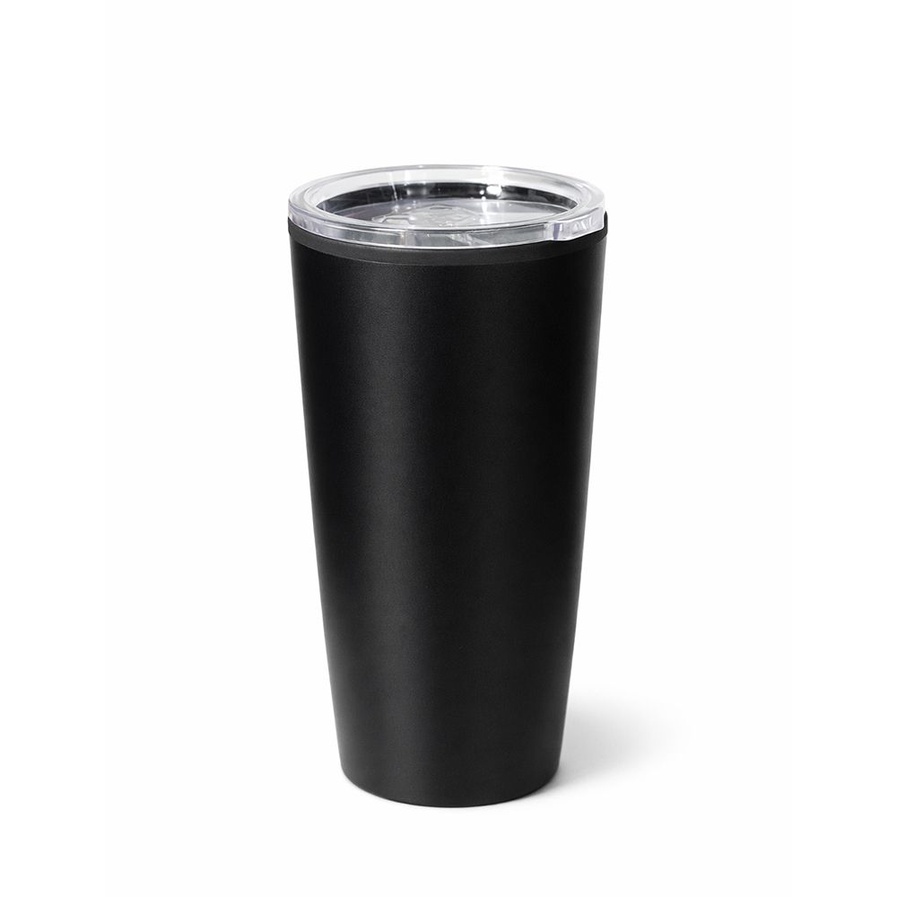 VASO TERMICO PLASTICO 450ML 17CM NEGRO SV-TH-628
