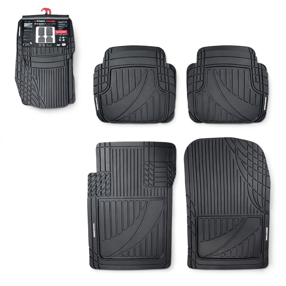ALFOMBRA PREMIUM CAUCHO NEGRO 4PCS LF-16010