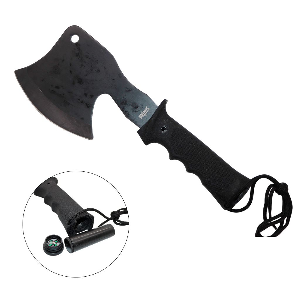 HACHA SOBREVIVENCIA CON FUNDA + KIT 11 PULG RT 7177-110B