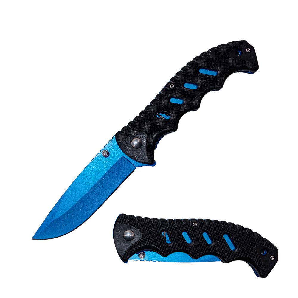 NAVAJA DOBLAR BLUE BLADE ABS 4.5PULG KS 103-BL