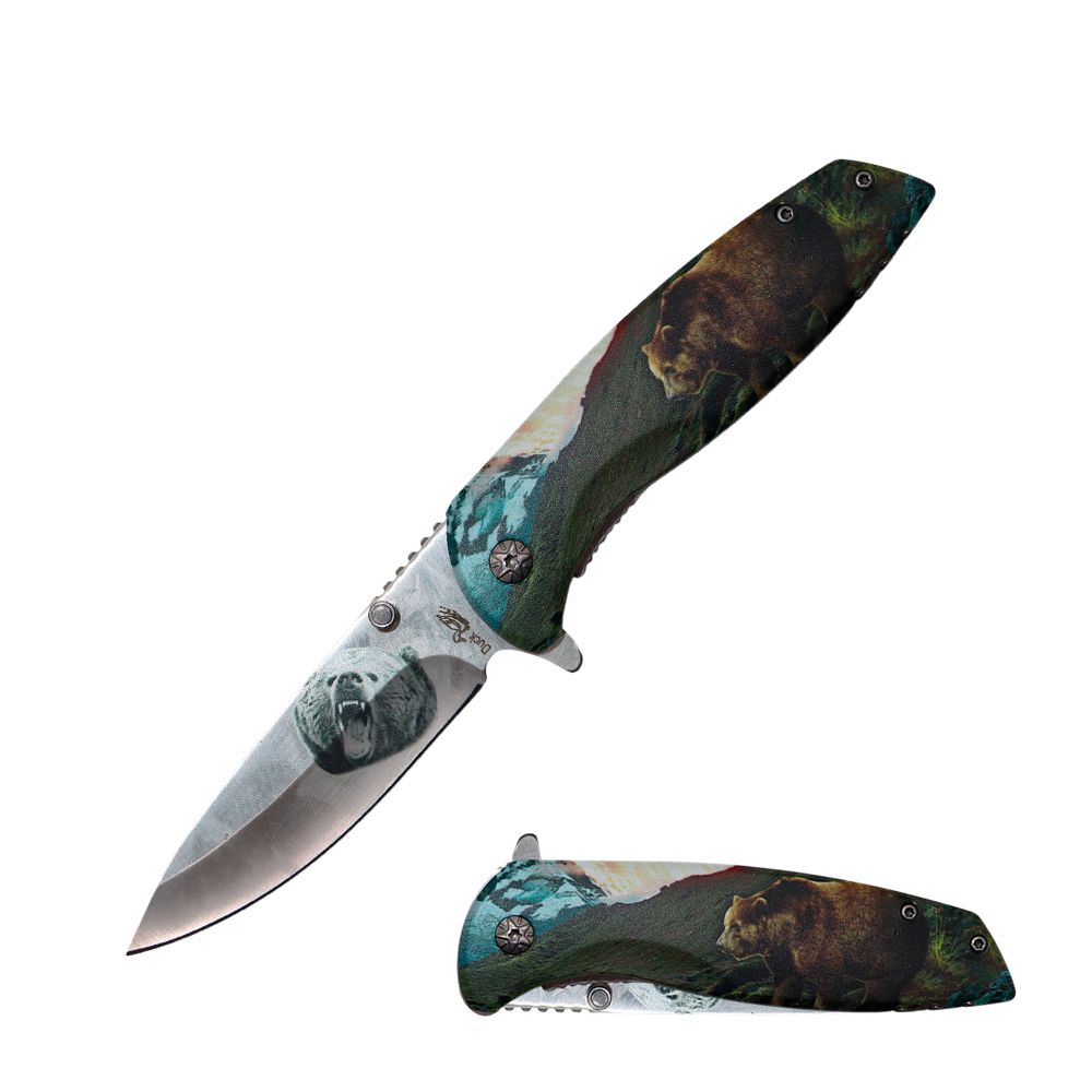 NAVAJA DOBLAR DUCK USA BEAR HANDLE 4.5PULG DK 5086-BR