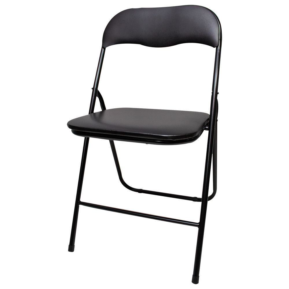 SILLA METALICA PLEGABLE ZF-0183-BLACK