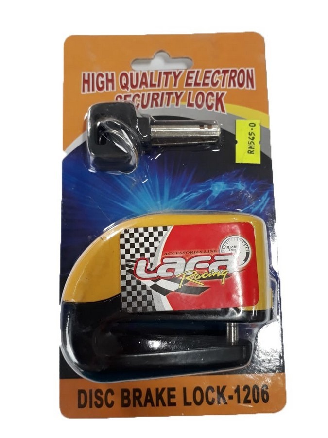 CANDADO P/DISCO DE FRENO MOTO C/ALARMA TM-10002