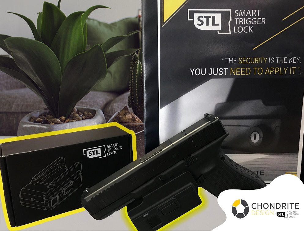 CANDADO BIOMETRICO P/GLOCK 17 19 22 23 27 CHONDRITE