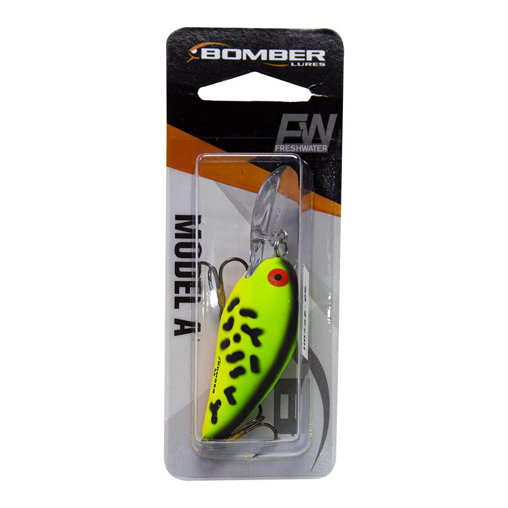 BOMBER B06AFT MODEL A CRANKBAIT 2 1/8PULG 3/8 OZ FIRETIGER FLOATING