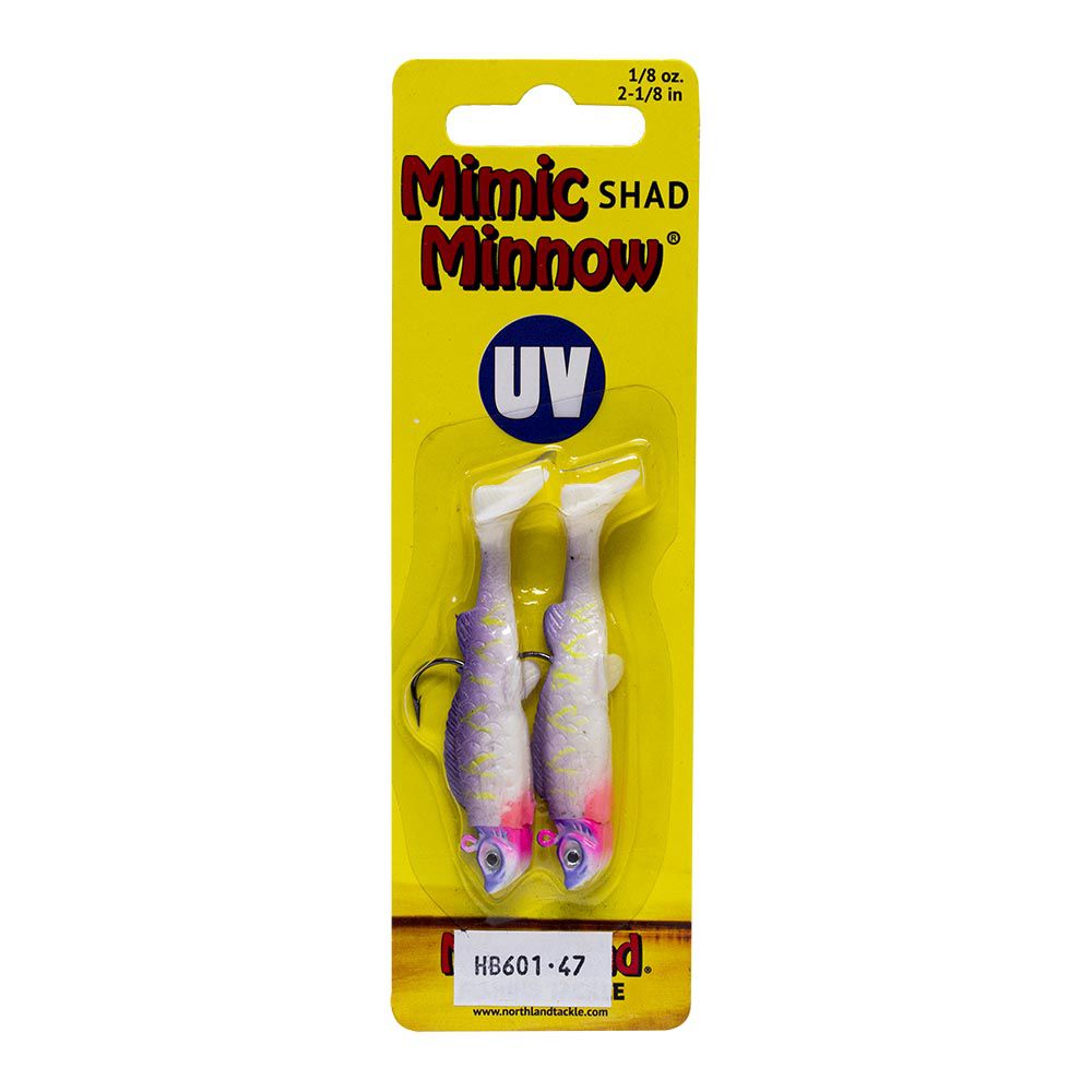 MIMIC MINNOW NORTHLAND UV 2 1/8 1/8OZ PURPLE TIGER MMUV3-46
