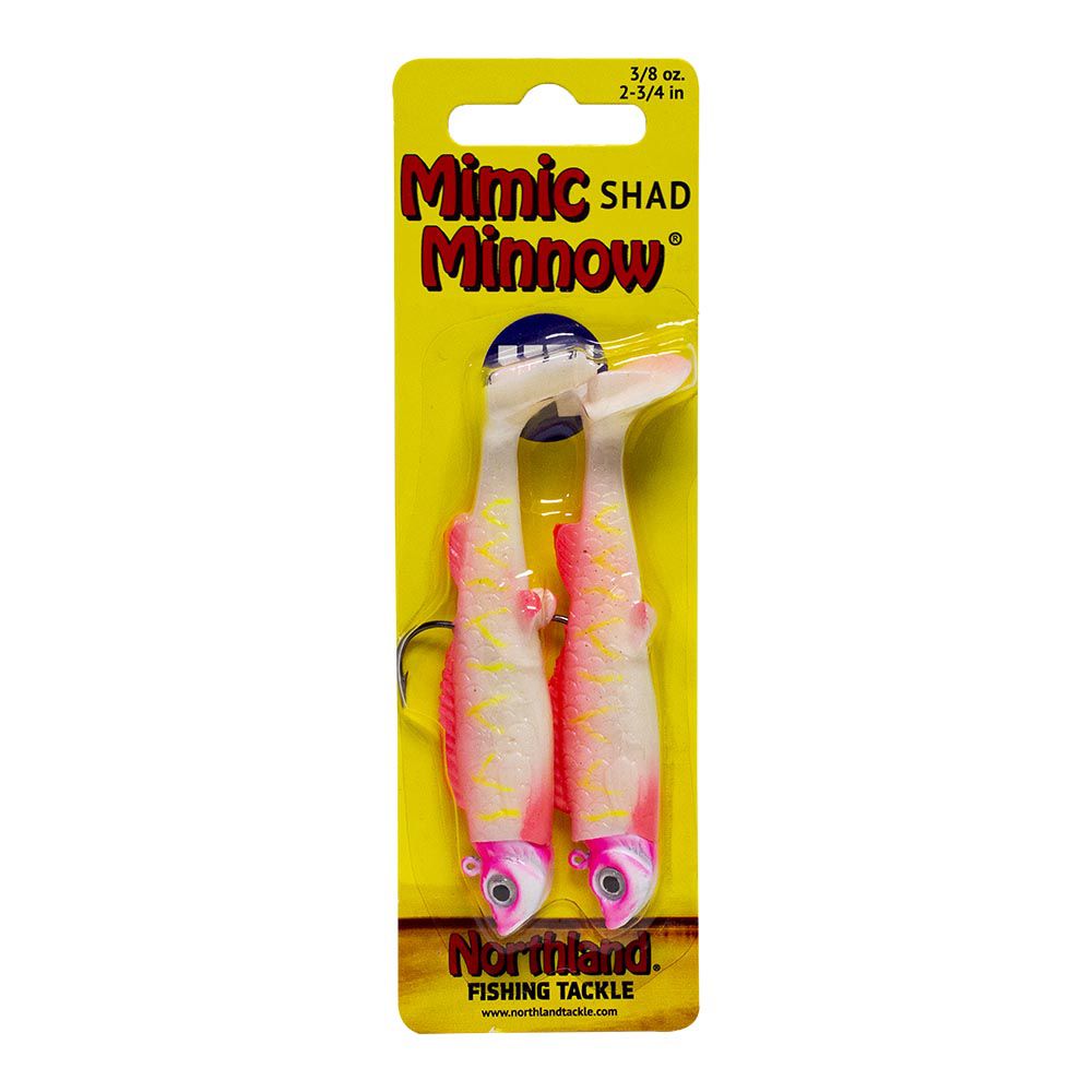 MIMIC MINNOW NORTHLAND UV 2 3/4 3/8OZ PINK TIGER MMUV5-26