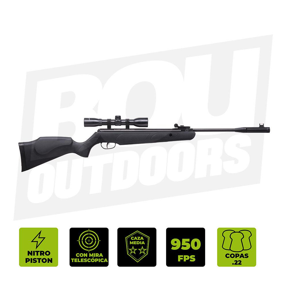 RIFLE REMINGTON EXPRESS HUNTER NP QF CON MIRA REHNP22SX .22 (DESC)