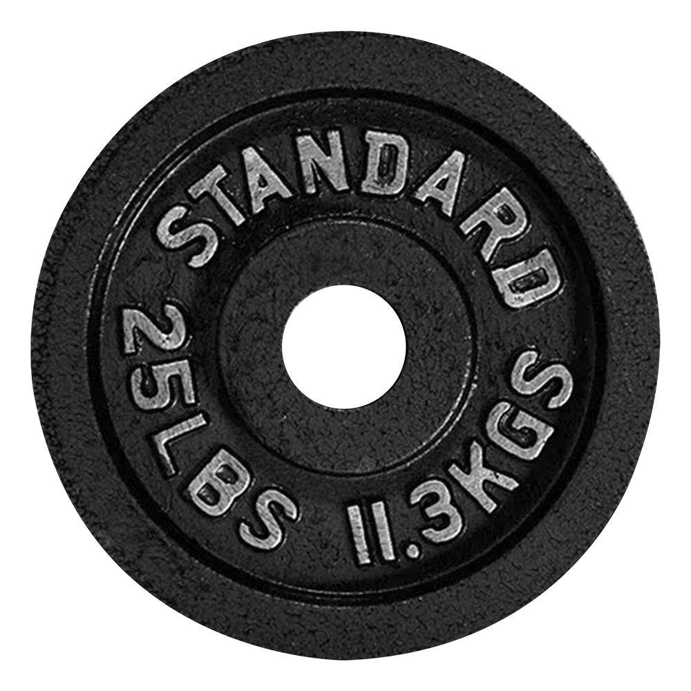 DISCO OLYMPIC BARBELL STANDARD 25LBS (UNIDAD)