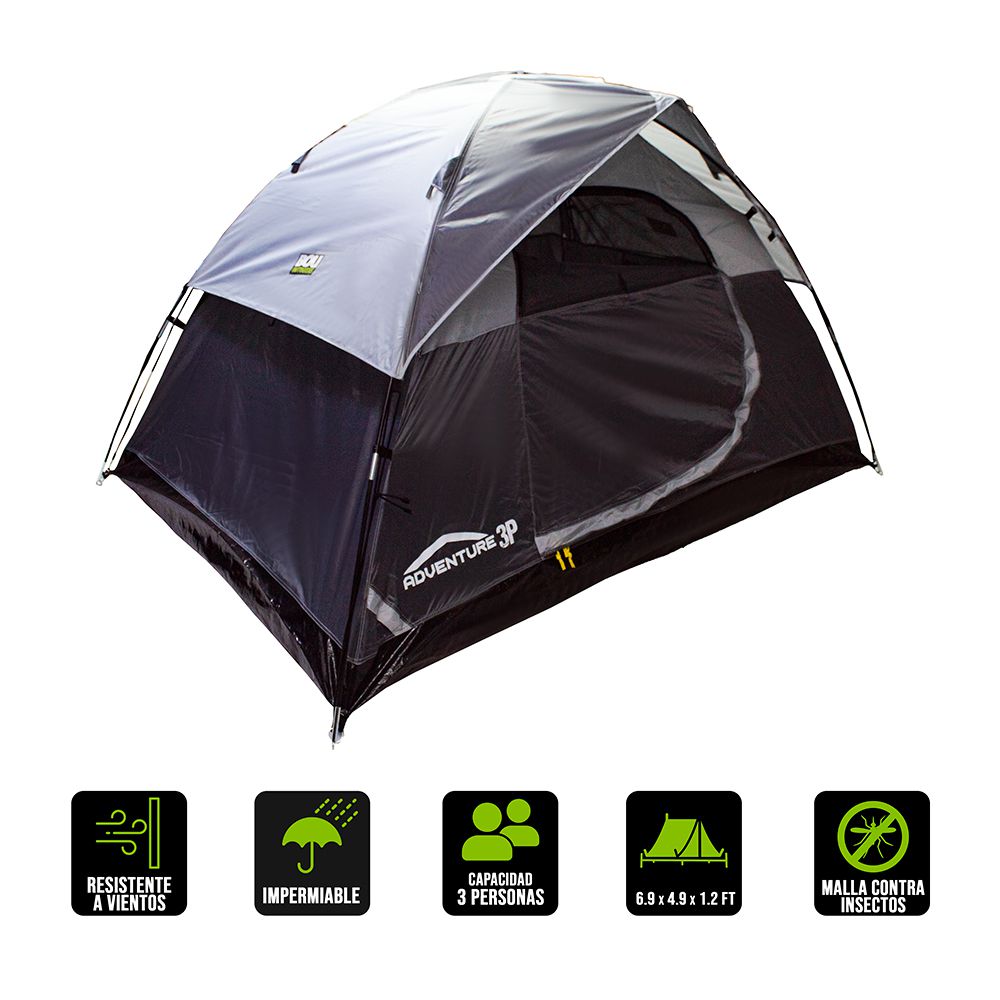 TIENDA CAMPAÑA BOU OUTDOORS ADVENTURE 3P