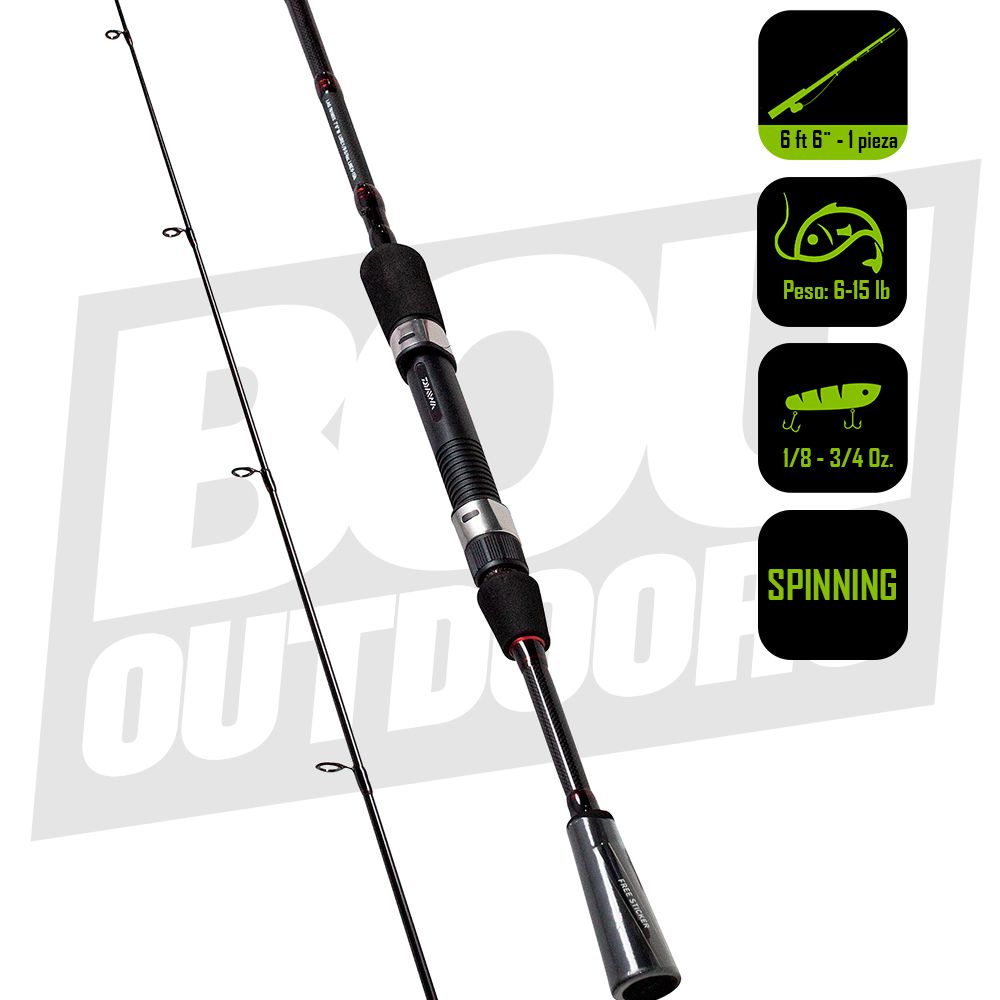 CAÑA PESCA SPINNING DAIWA LAGUNA 7PIES 6PULG LAG761MXS