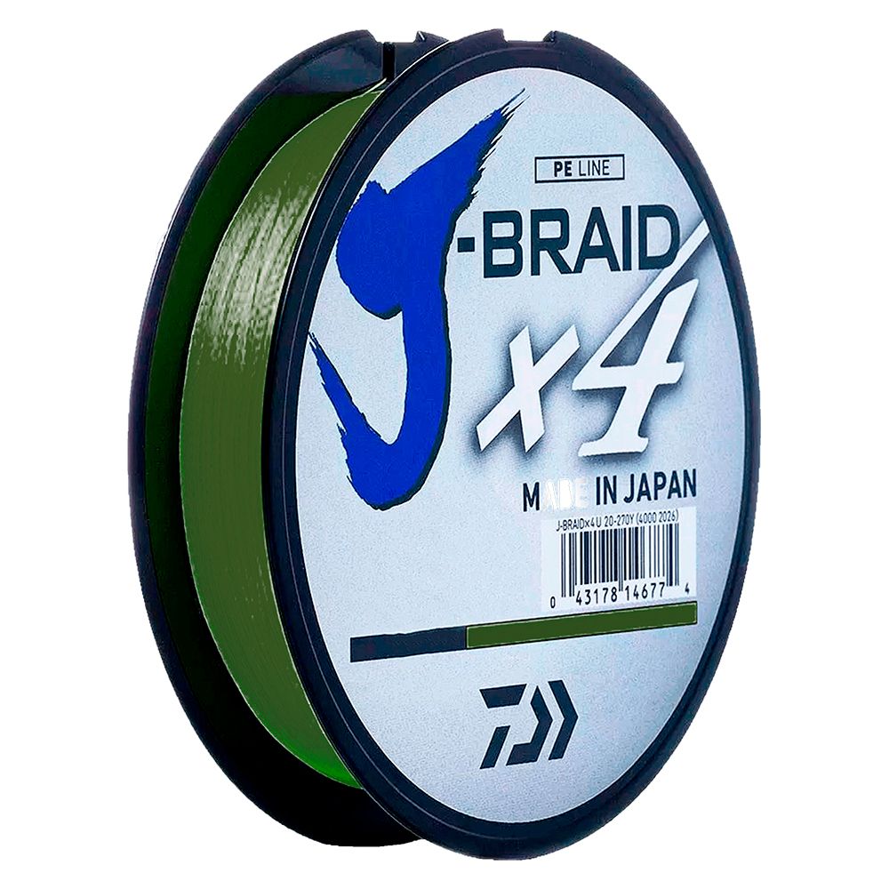 HILO MULTIFIL. BRAID DAIWA JB4U20-300DG 20LBS 300YDS