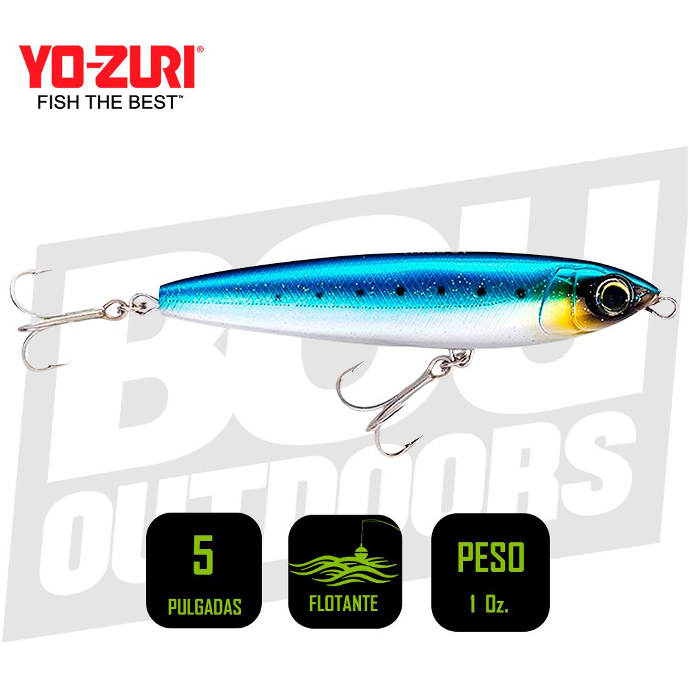 YO-ZURI HYDRO PENCIL 5 PULG 1 OZ SARDINE R1153IW