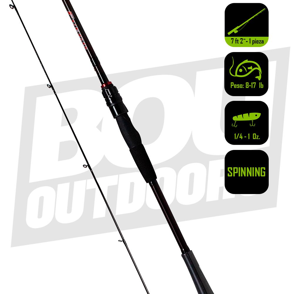 CAÑA PESCA SPINNING DAIWA FUEGO 7 PIES 2PULG FGO721MHFS