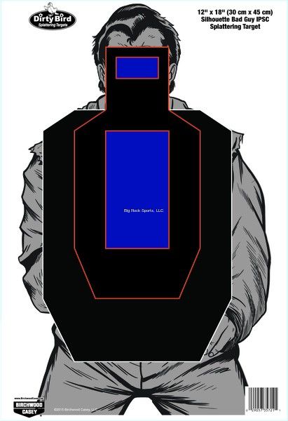 BLANCO SILUETA BIRCHWOOD CASEY 12X18 35728 (UNIDAD)