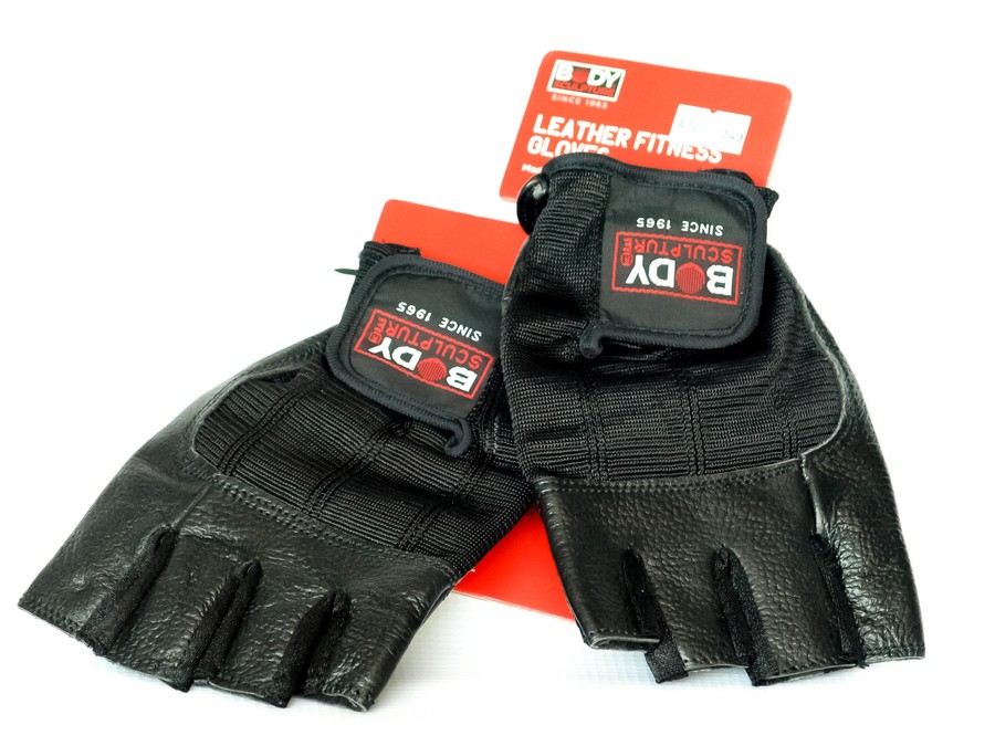 GUANTES P/PESAS CUERO-SPANDEX SOL-BW85-BK-M/SOL-BW85-BM-H