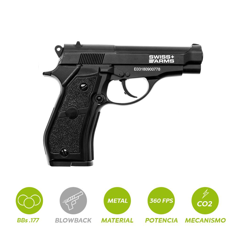 PISTOLA CO2 SWISS ARMS P84 .177 28877