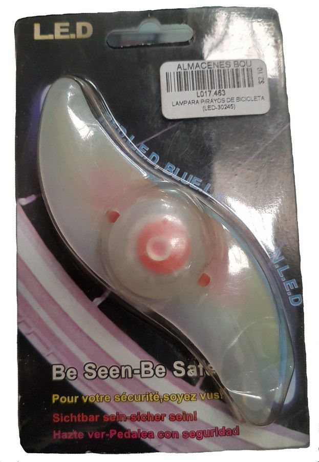 LAMPARA P/RAYOS DE BICICLETA (LED-30245)