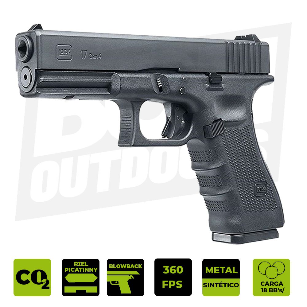 PISTOLA CO2 UMAREX GLOCK 17 GEN 4 .177 2255202