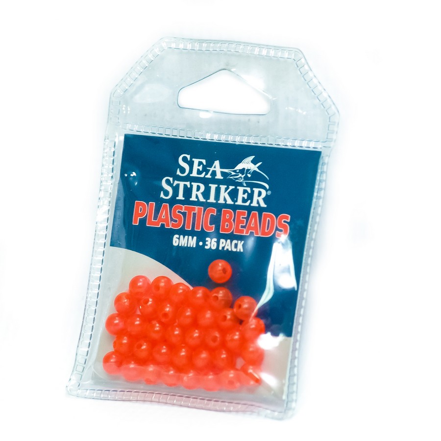 BEADS 6MM (36) RED 6RB