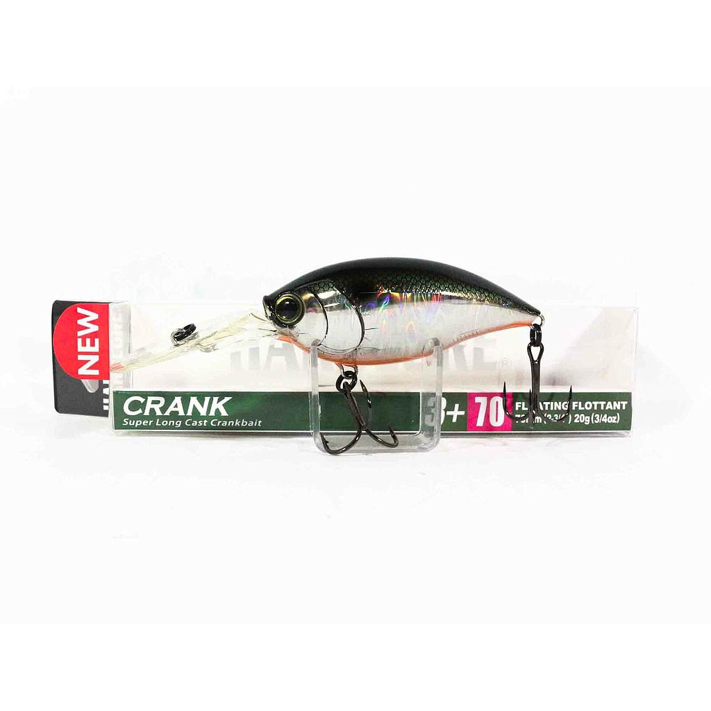 DUEL R1376-GT HARDCORE CRANK 3+ 70F 70MM 2-3/4 PULG GREEN SILVER