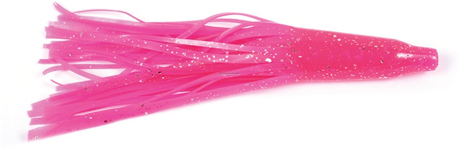 TUNA TAIL SKIRT BILLFISHER TT62-PK 6 PULG PINK/SIL FLAKE (2PK)