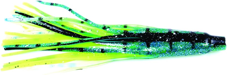 TUNA TAIL SKIRT BILLFISHER TT62-DOL 6 PULG DOLPHIN GRN/CHT/WHT (2PK)