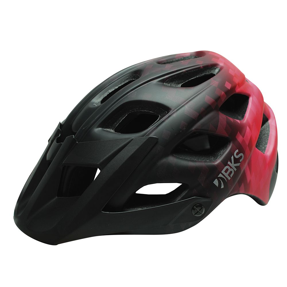 CASCO MTB BKS P/ADULTO NEGRO/ROJO M 33664