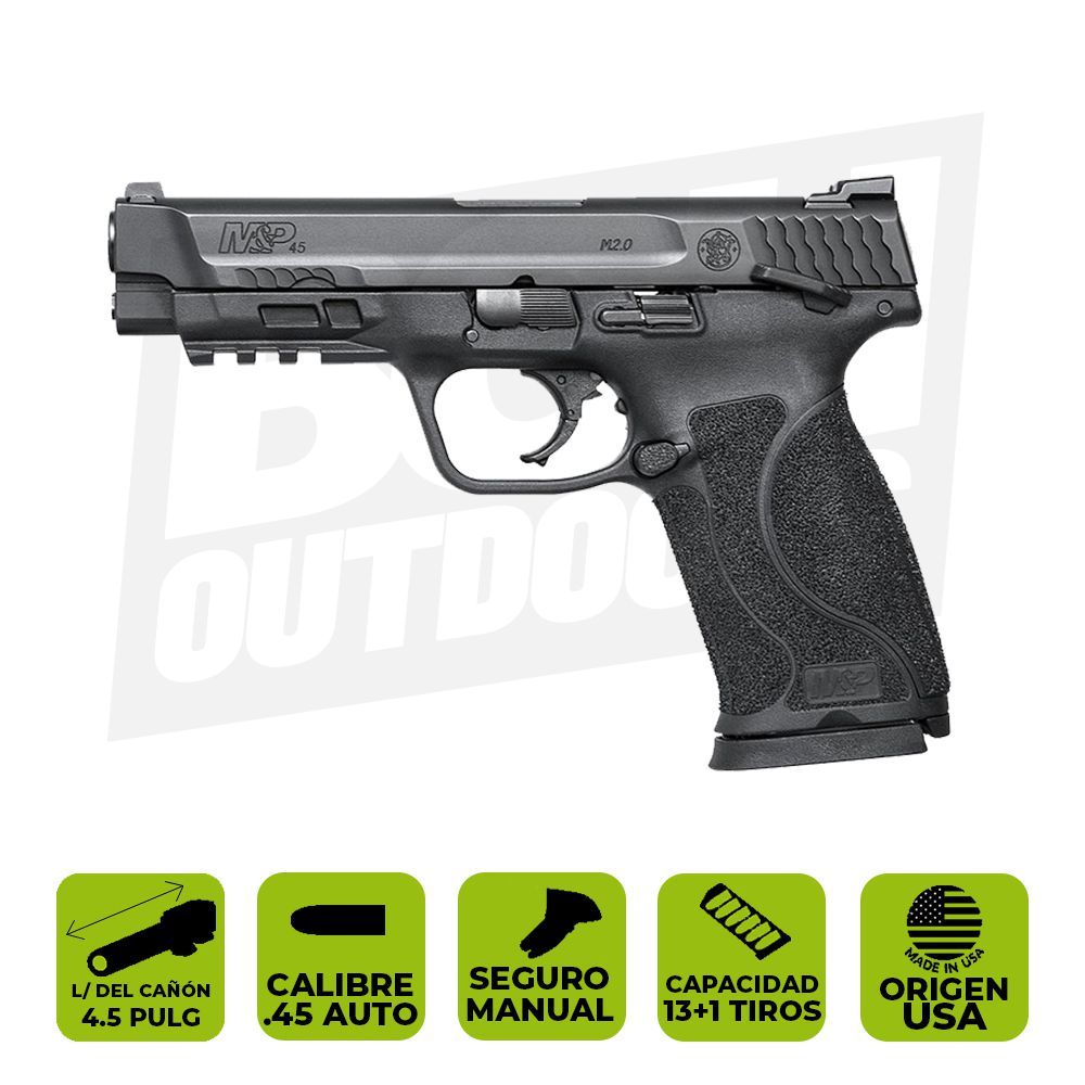 PISTOLA M&amp;P P45 2.0 C/SEGURO 11526